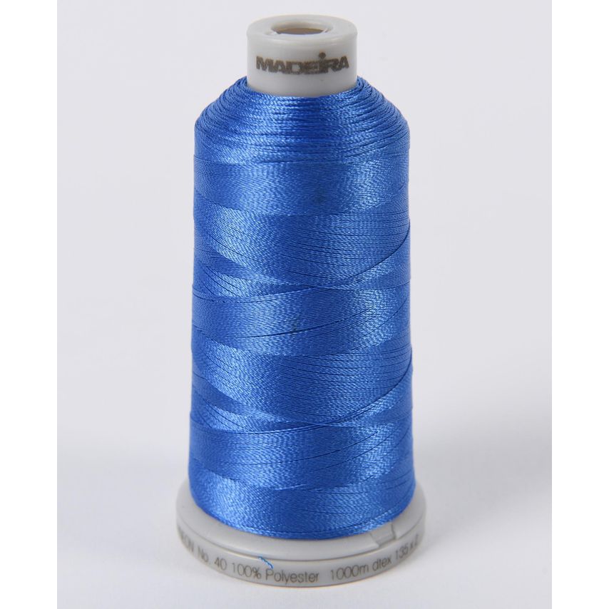 Madeira PolyNeon 40 Thread 1000m Blue 1733 Cop