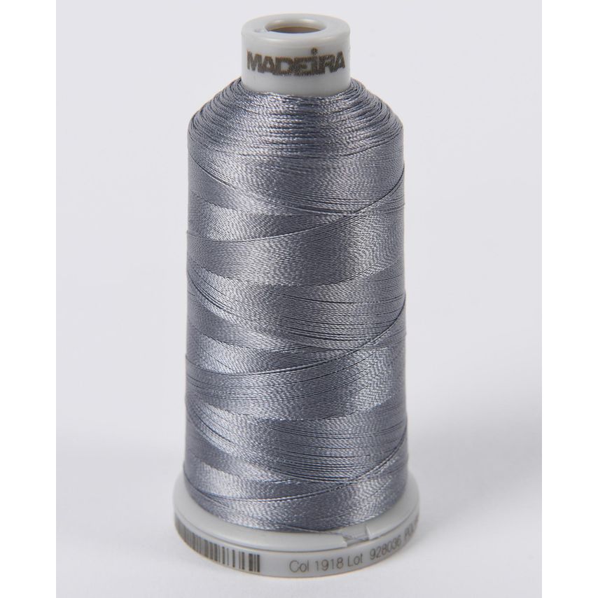 Madeira PolyNeon 40 Thread 1000m Grey 1918 Cop