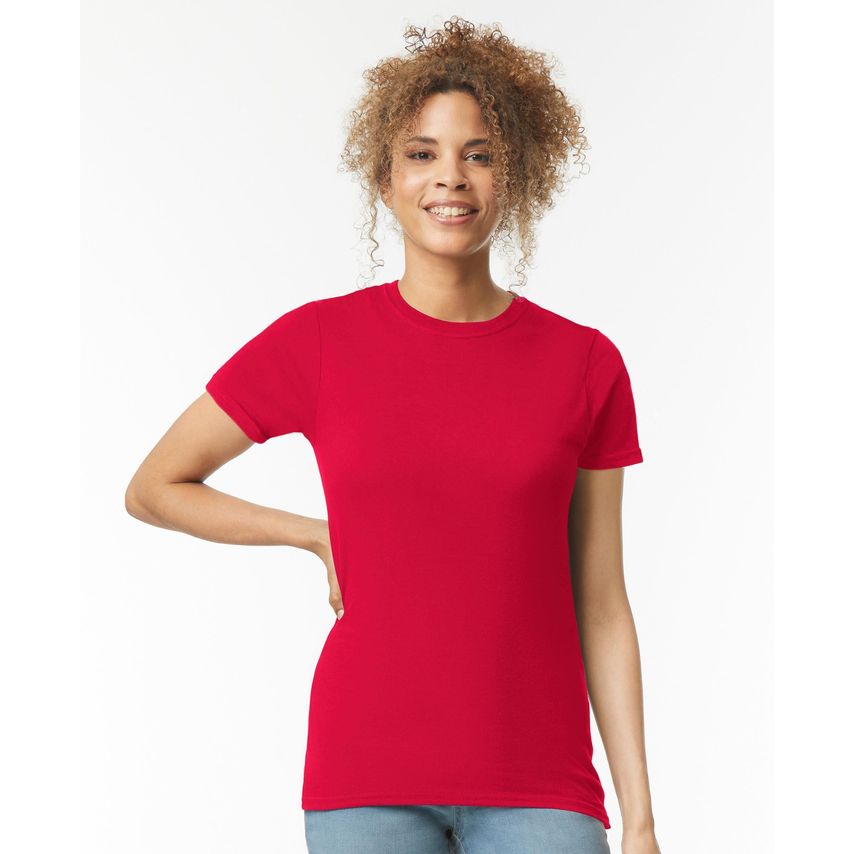 Gildan Ringspun T-Shirt Red L G64000-40-L