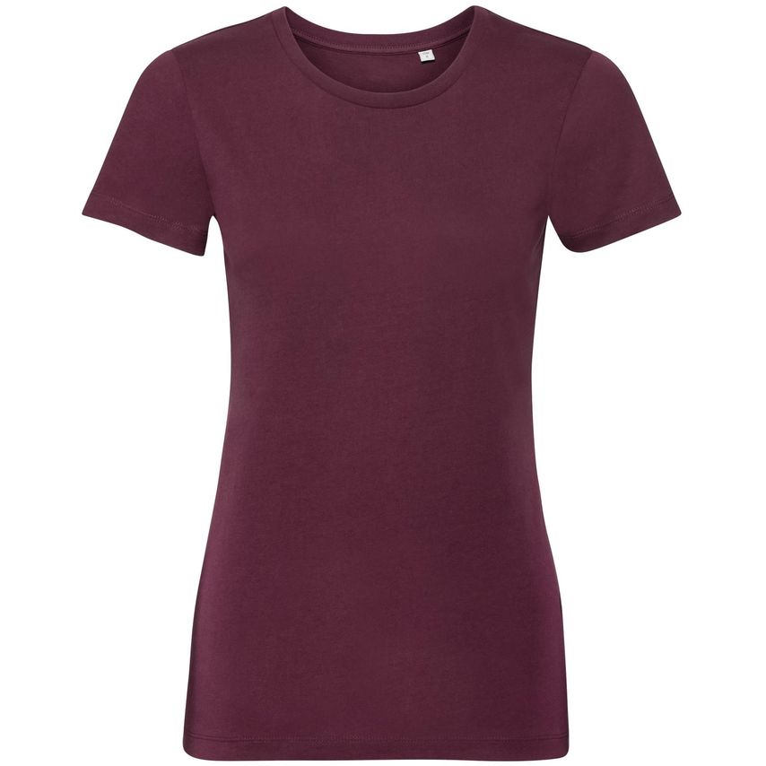 Russell T-Shirt Ladies Burgundy S