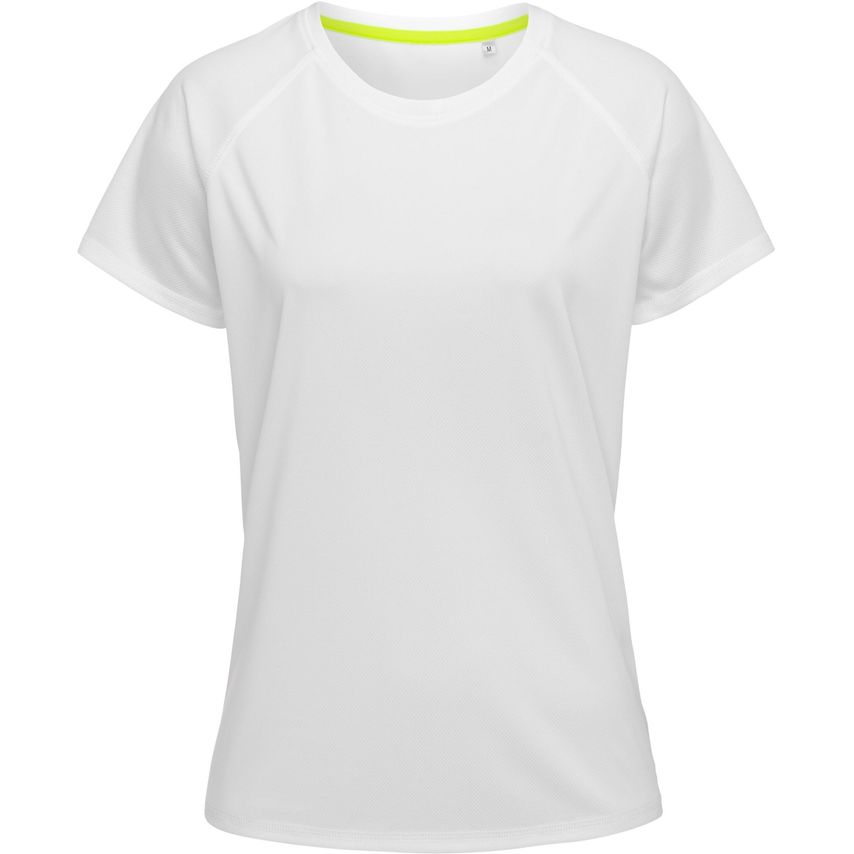 Stedman Active Sports Raglan Mesh Ladies T-Shirt White M