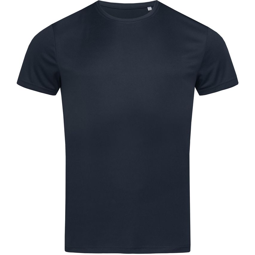 Stedman Active Sports T-Shirt Mens Blue Midnight L