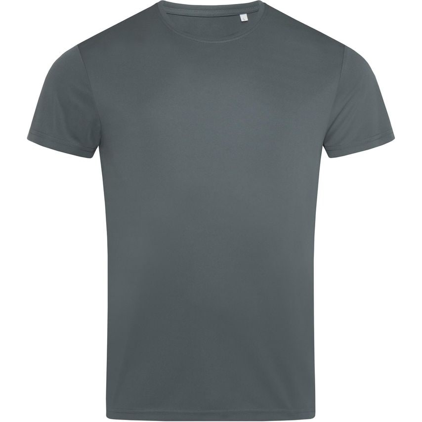 Stedman Active Sports T-Shirt Mens Granite Grey L