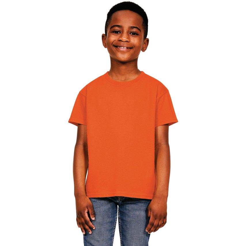 Casual Classics Casual Ringspun Youth Classic T-Shirt 150 Orange 7-8yr (128cm)