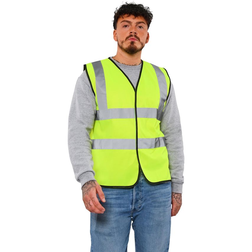 Warrior Hi-Vis Waistcoat Saturn Yellow S