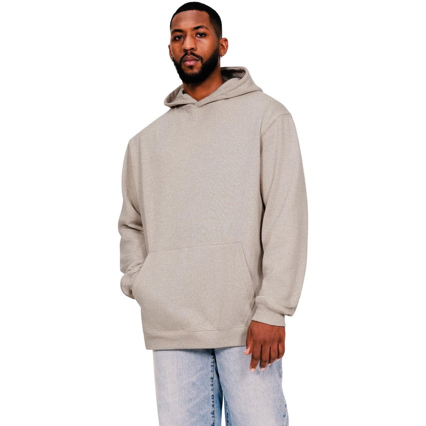 Casual Classics Casual Ringspun Blended 280 Oversize Tall Hood Heather Grey 2XL
