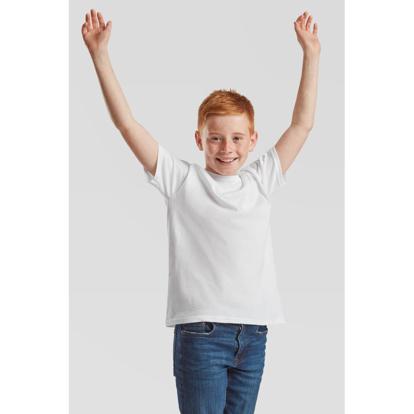 Fruit Of The Loom Youth Iconic 150 T-Shirt White 3-4yr (104cm)