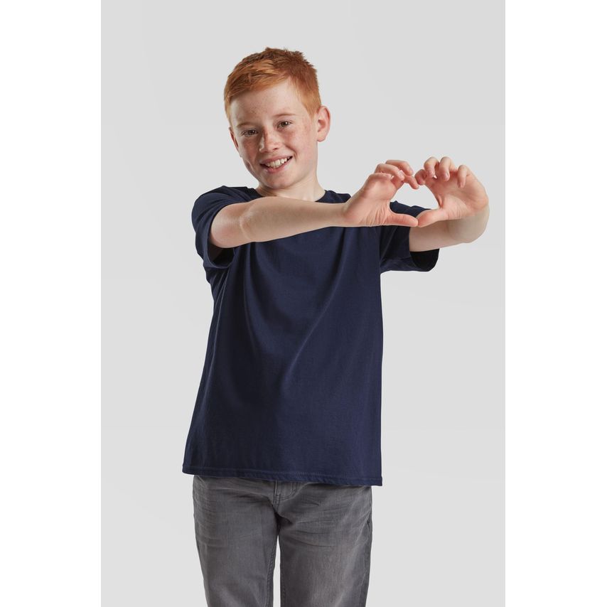 Fruit Of The Loom Youth Iconic 150 T-Shirt Navy 7-8yr (128cm)