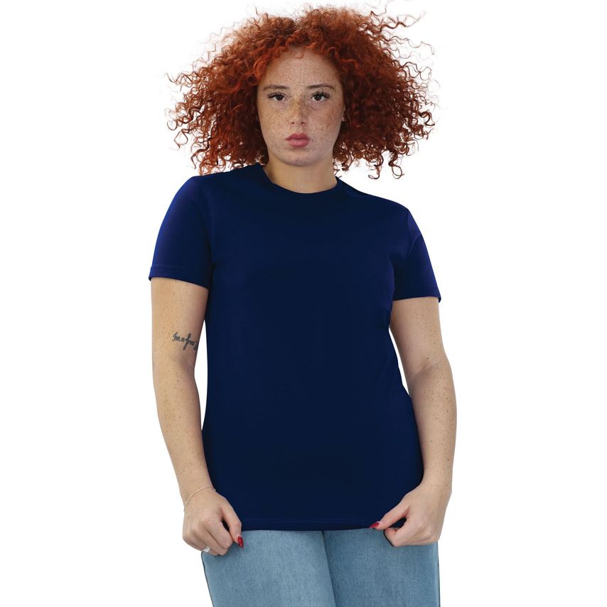 Casual Classics Casual Ringspun Classic T-Shirt Ladies 150 Navy S