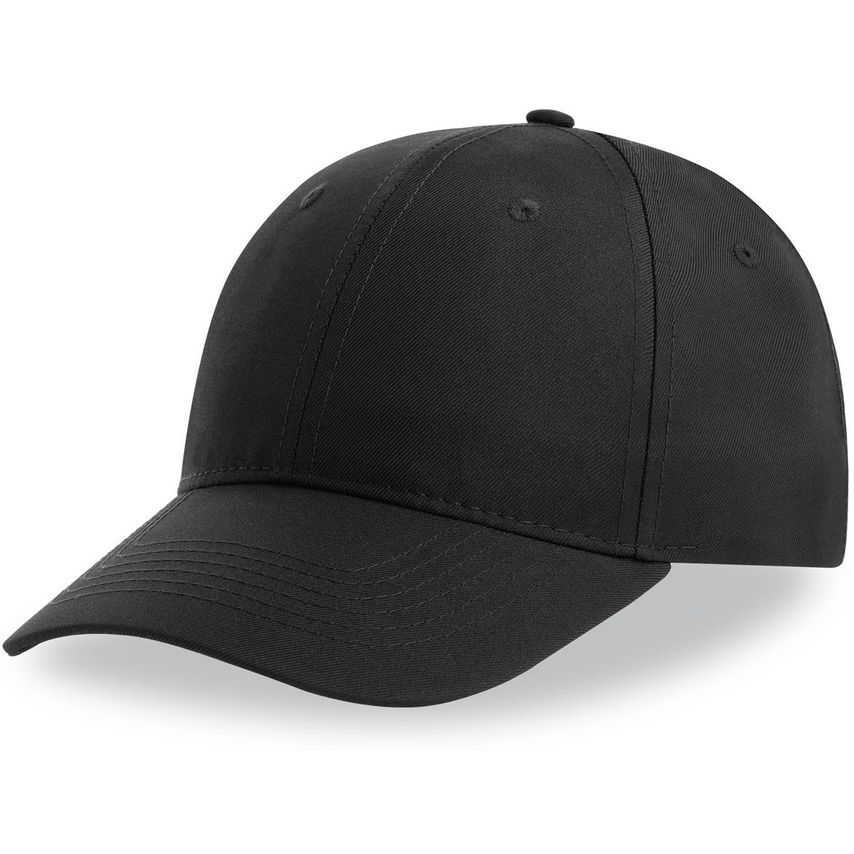 Atlantis Recy Six Recycled Polyester 6 Panel Cap Black One Size