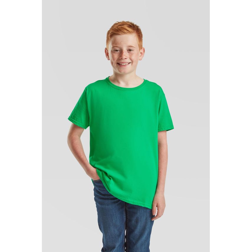 Fruit Of The Loom Youth Iconic 150 T-Shirt Kelly Green 3-4yr (104cm)