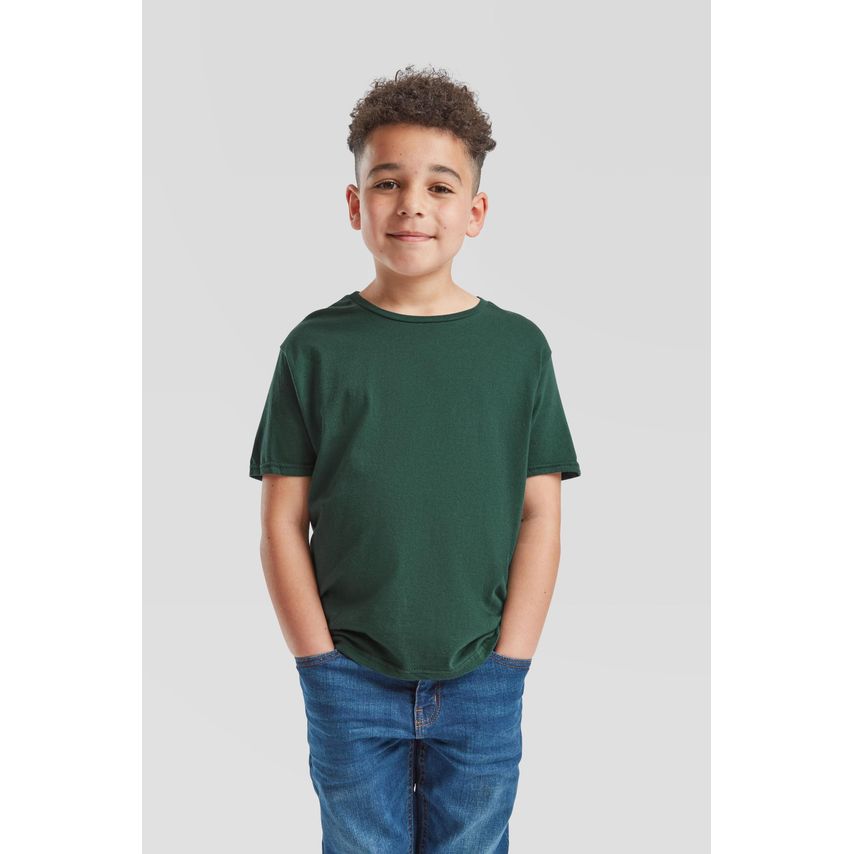 Fruit Of The Loom Youth Iconic 150 T-Shirt Forest Green 5-6yr (116cm)