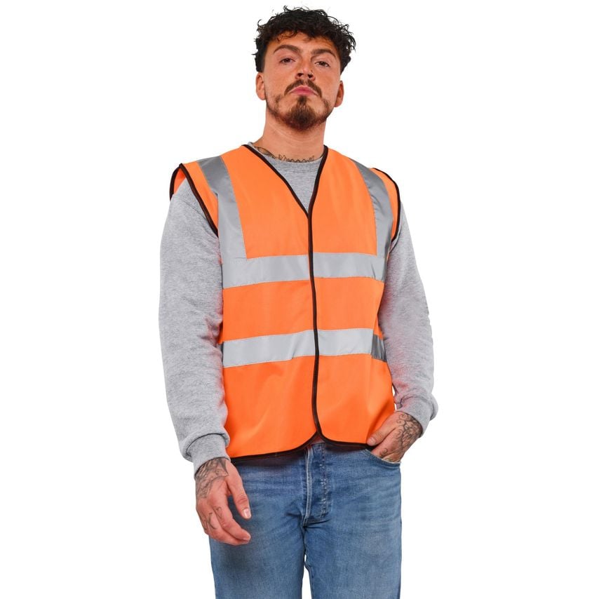Warrior Hi-Vis Waistcoat Orange M