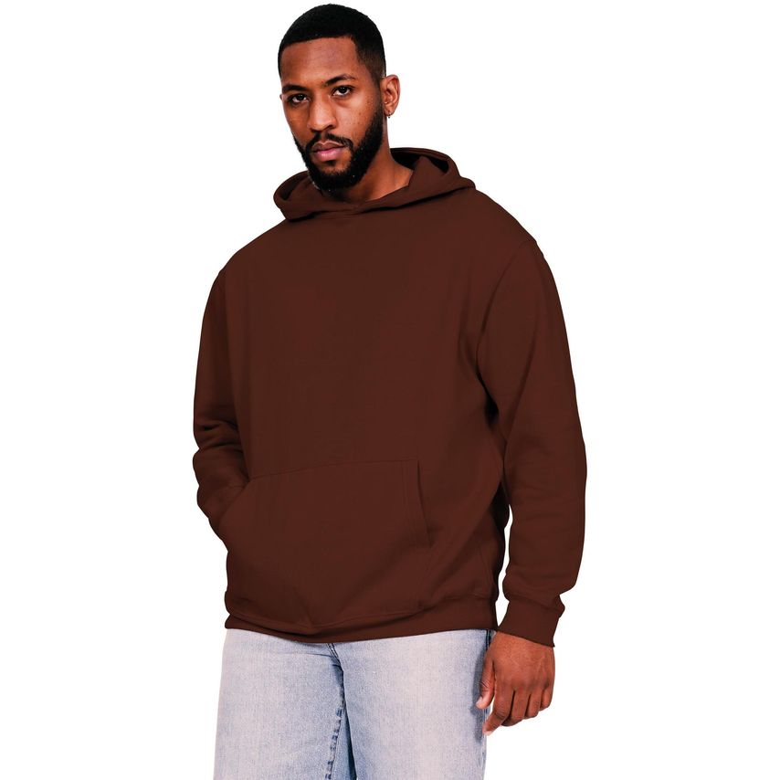 Casual Classics Casual Ringspun Blended 280 Core Oversize Hood Chocolate M