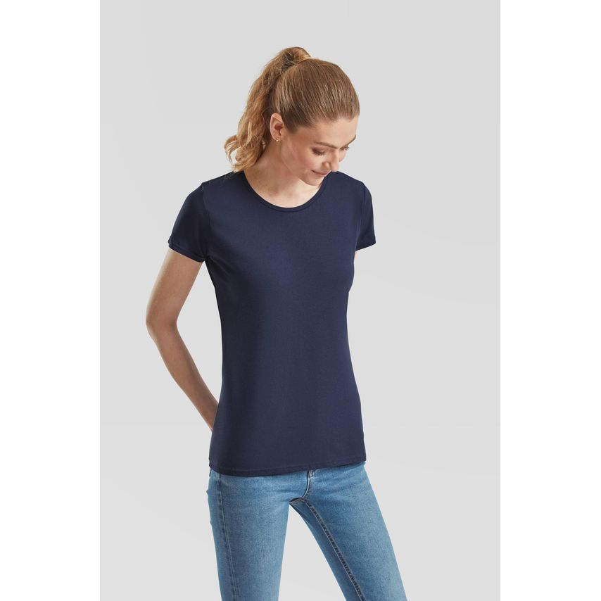 Fruit Of The Loom FotL Iconic 150 T-Shirt Ladies Navy M
