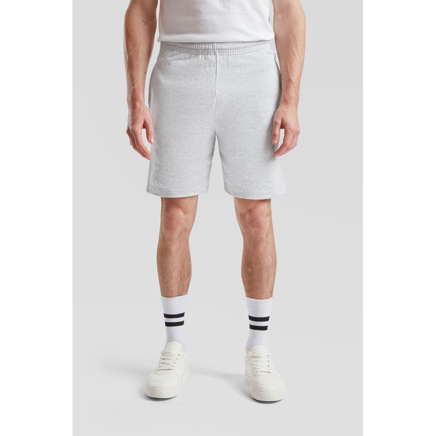 Fruit Of The Loom Fotl Lightweight Shorts Mens Heather Grey M