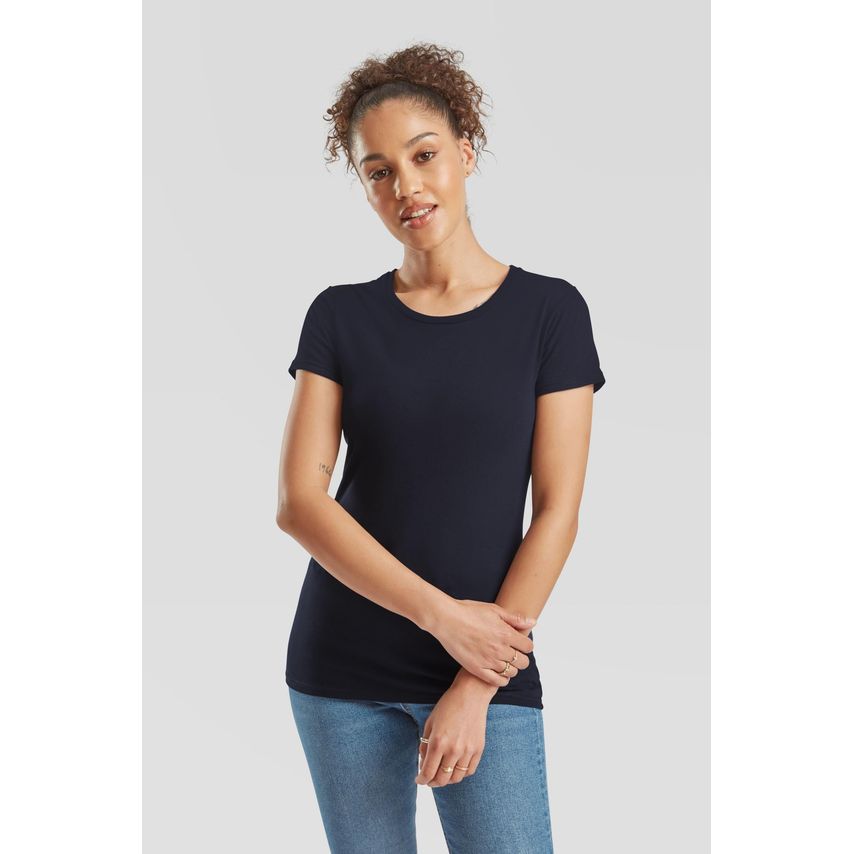 Fruit Of The Loom FotL Iconic 150 T-Shirt Ladies Deep Navy S