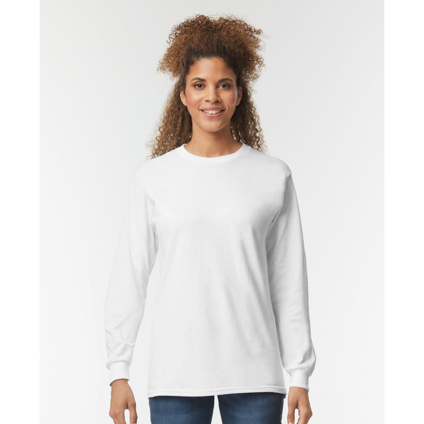 Gildan Ultra L/S T-Shirt White M