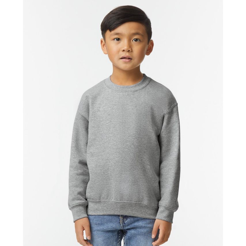 Gildan Kids Set In Sweat Sport Grey YL