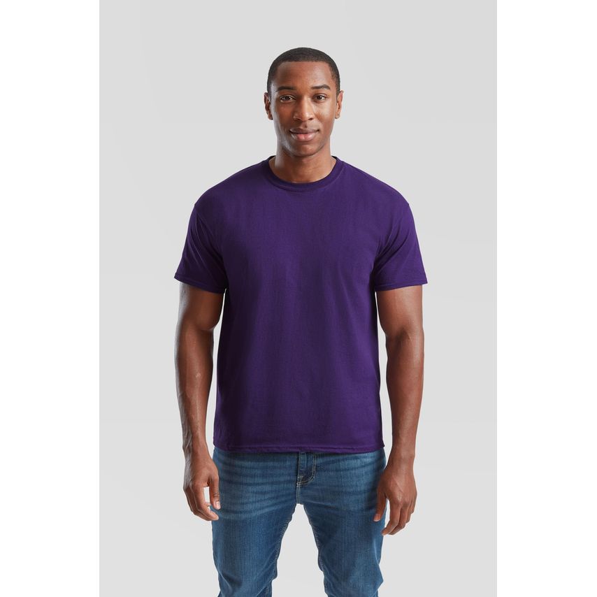 Fruit Of The Loom Fotl Original T-Shirt Mens Purple S