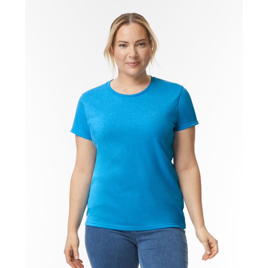Gildan Heavy T-Shirt Ladies Heather Sapphire L