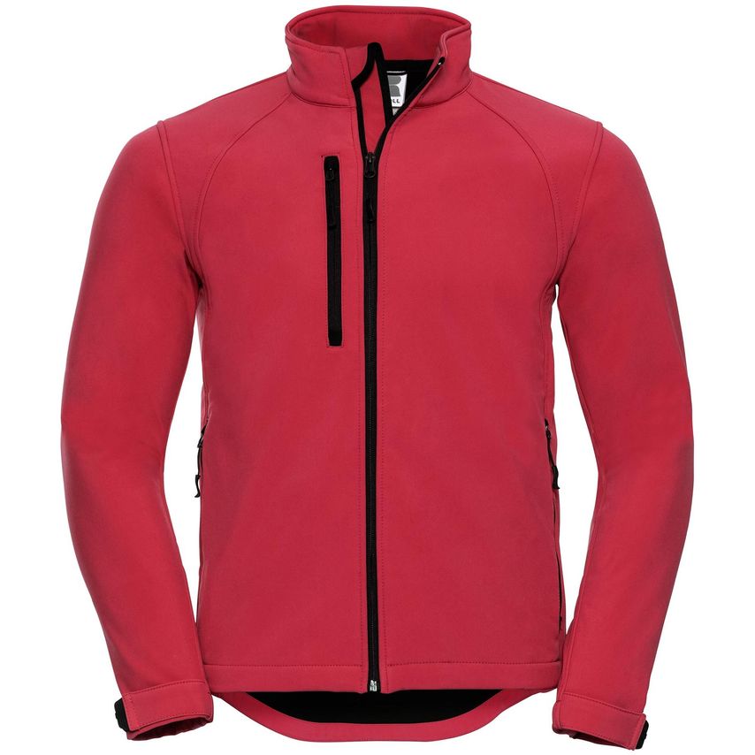 Russell Softshell Mens Jacket Classic Red XS