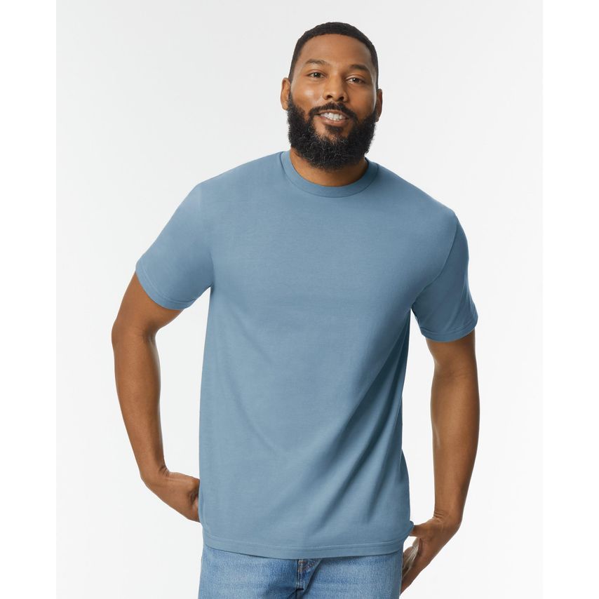 Gildan Softstyle Midweight T-Shirt Stone Blue 3XL