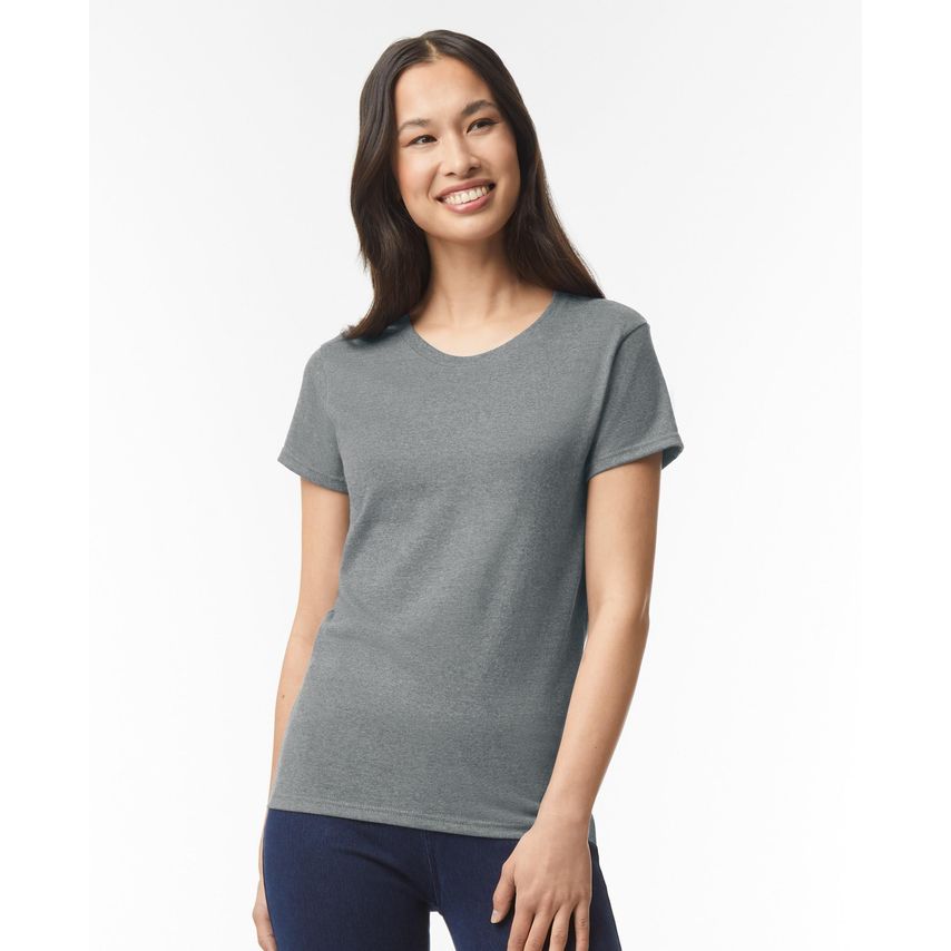 Gildan Heavy T-Shirt Ladies Graphite Heather 2XL