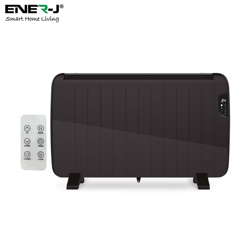 Ener-J Smart Smart WiFi Radiator Heater 2000W Black Body (1000*585*58mm)