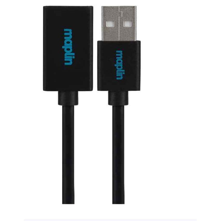 USB-A Male to USB-A Female Extension Cables