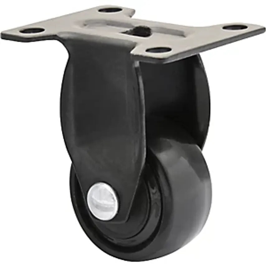WAGNER - SYSTEM GMBH 3C Series Furniture Castor Wheel Width 12 mm Black Pack of