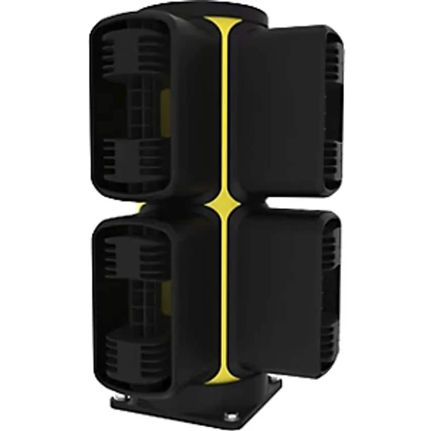 AXELENT X-Protect Crash Protection Corner Bollard Height 610 mm Two Connections
