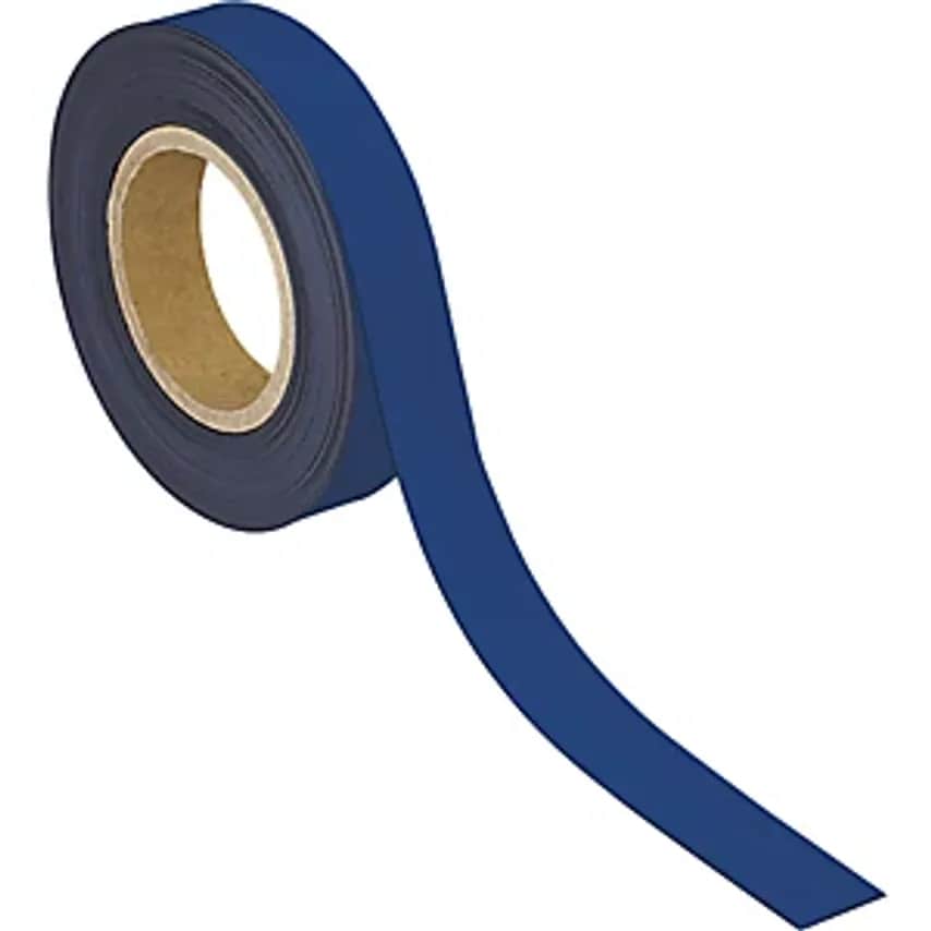 Maul Labelling Tape Magnetic LxW 10000 x 30 mm Pack of 2 Blue