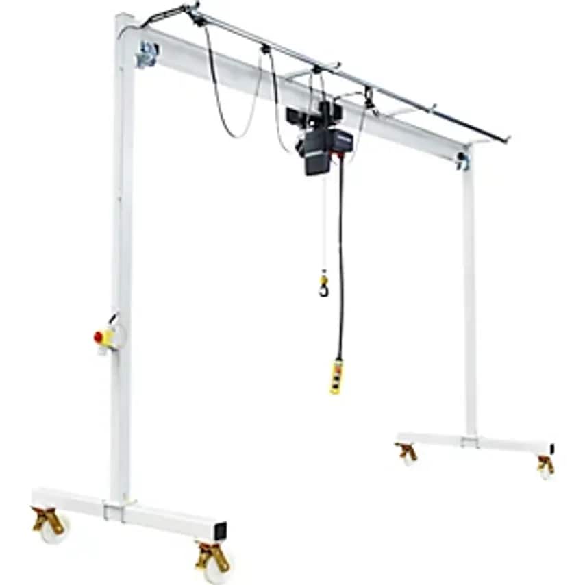 VETTER Steel Mobile Gantry Crane PA Electric Chain Hoist & Electric Drive Trolle