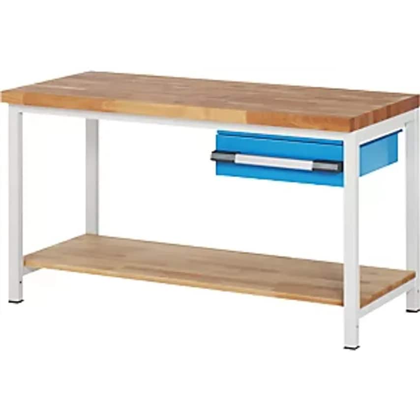 EUROKRAFTpro Workbench Series 8 Frame Construction 1 Drawer 150 mm 1 Shelf WxD 1