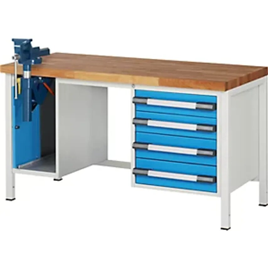 EUROKRAFTpro Workbench Series 8 Frame Construction 4 Drawers 2 x 120 2 x 150 mm