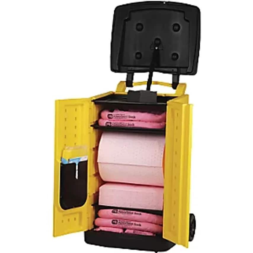 New Pig BV Caddy for Spillage Emergencies Chemical Version Absorbs 173L