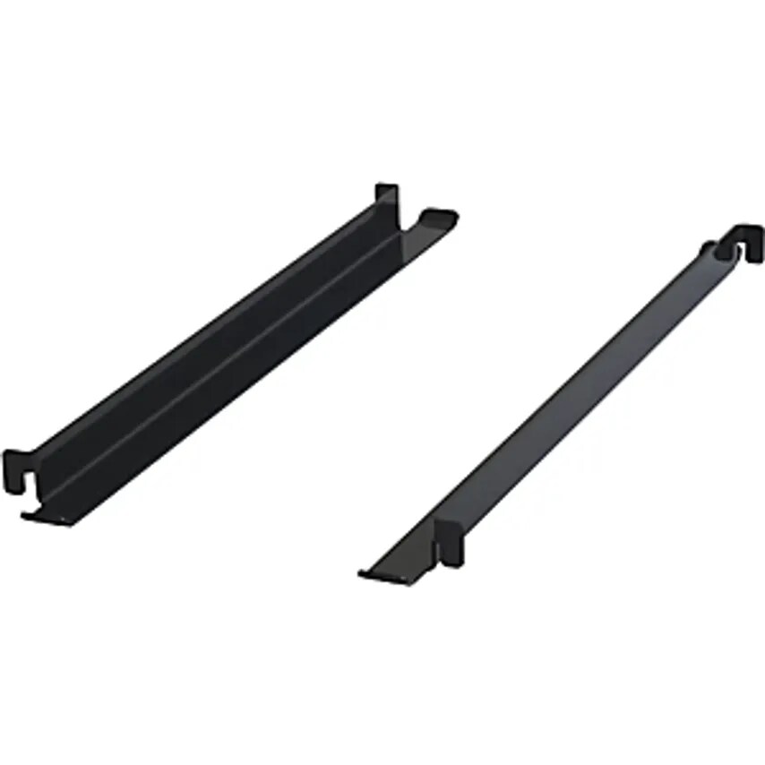 EUROKRAFTpro CustomLine Support Rails Length 418 mm Pack of 2 Charcoal Anthracit