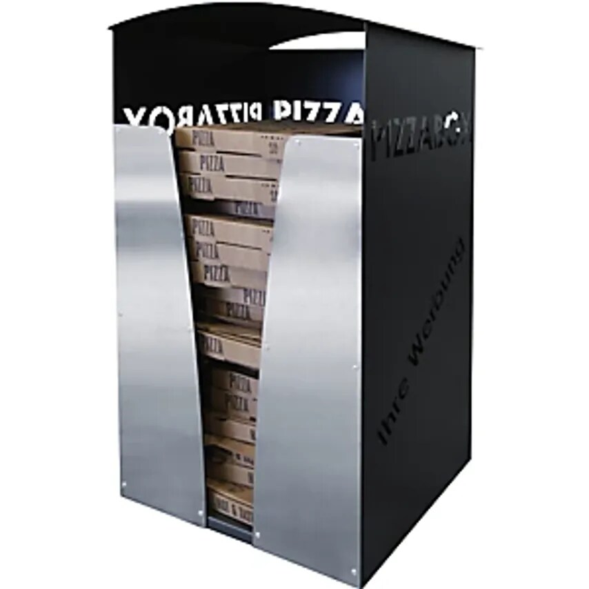 RENNER Waste Collector for Pizza Boxes HxWxD 1040 x 503 x 504 mm Sheet Steel
