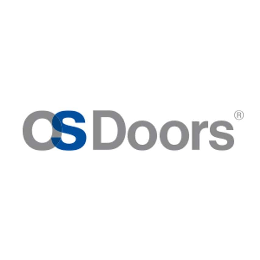 OS Doors Belair Painted Pebble Single Square Mirror - 570 x 485mm