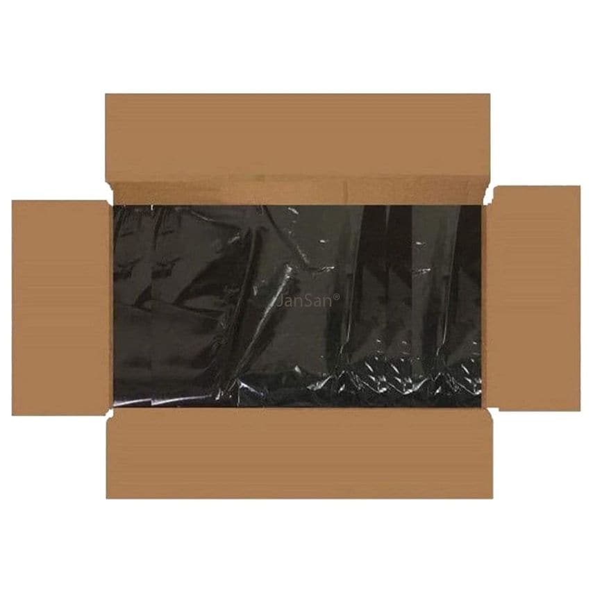 JanSan Refuse Sacks Extra Heavy Duty 120L 20kg - Black - Pack of 200