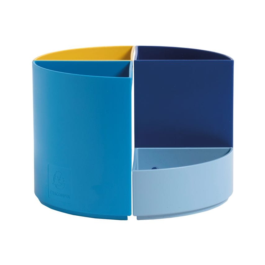Exacompta Bee Blue The Quarter Desk Tidy Recycled Assorted - 68202D EA