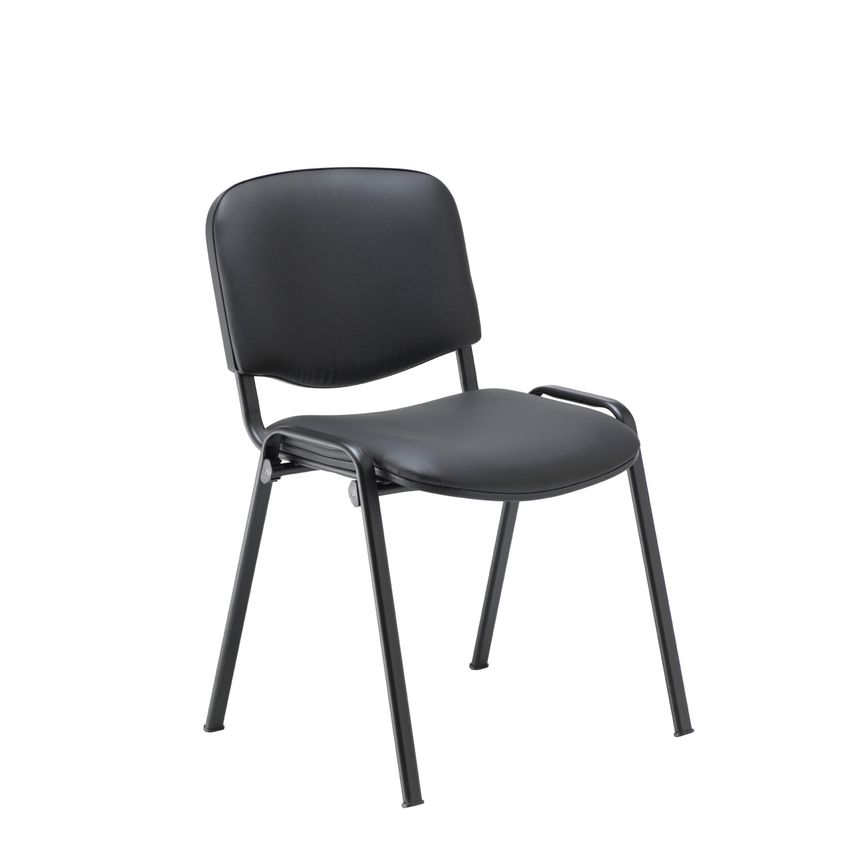 Jemini Ultra Multi-Purpose Stacking Chair Polyurethane Black - KF72903
