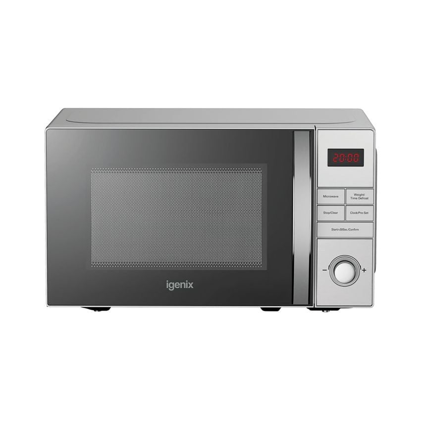 Igenix Microwave Digital 800W 20L Stainless Steel - IGM0821SS