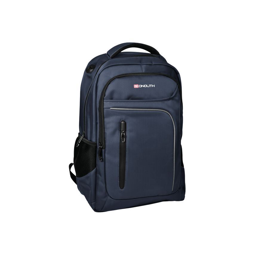 15.6" Business Commuter Laptop Backpack USB/Headphone Port Navy Blue - 9114B