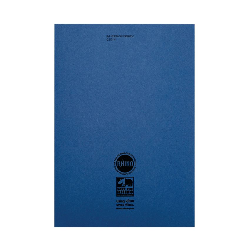 Exercise Book 8mm Ruled 64P A4 Dark Blue (Pack of 50) - VC48394