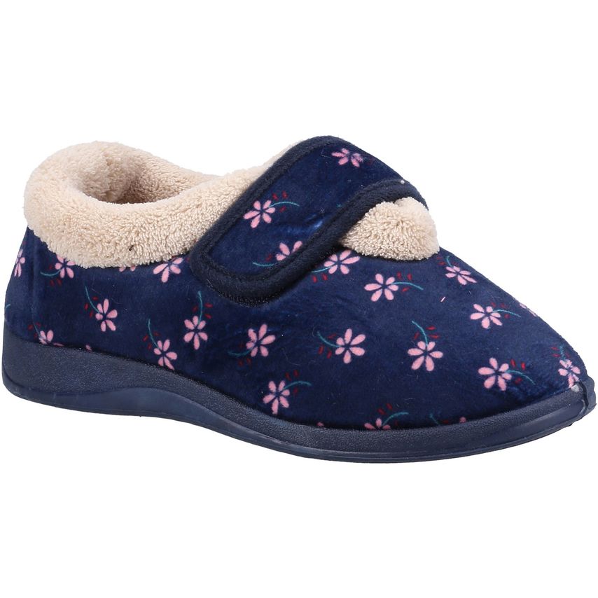 Fleet & Foster Tunnis Slippers Navy UK Size = 4 EU Size = 37 - Female