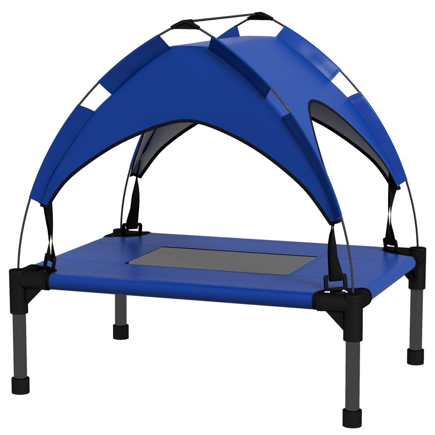 Raised Cooling Dog Bed with Breathable Mesh