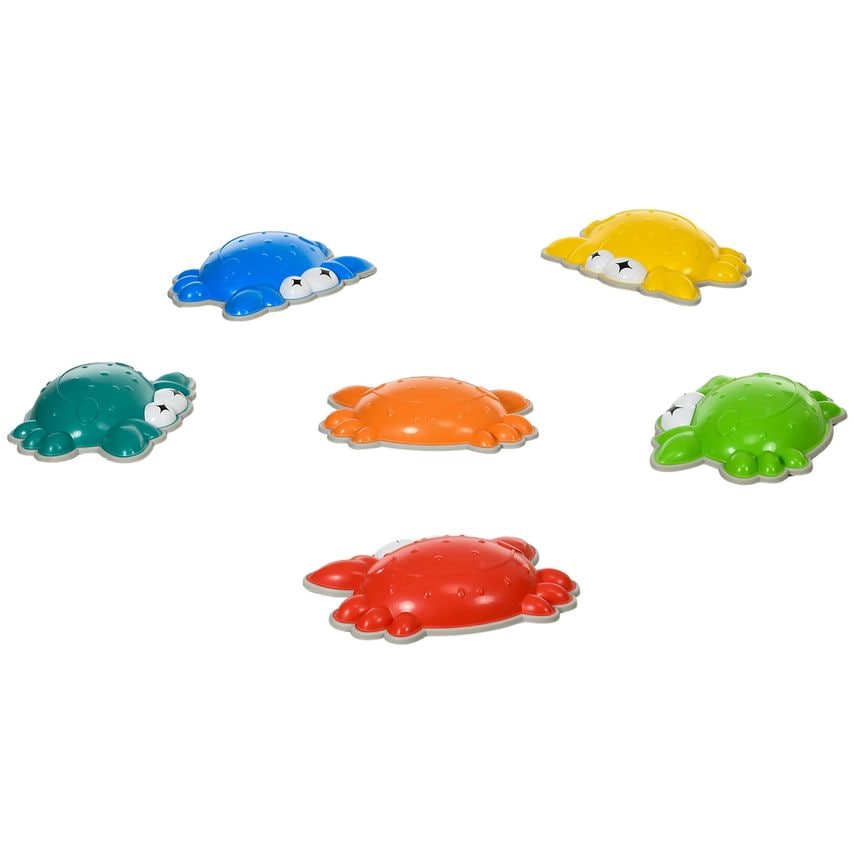 ZONEKIZ Kids Stepping Stones 6 Piece River Stones for Indoors Outdoors