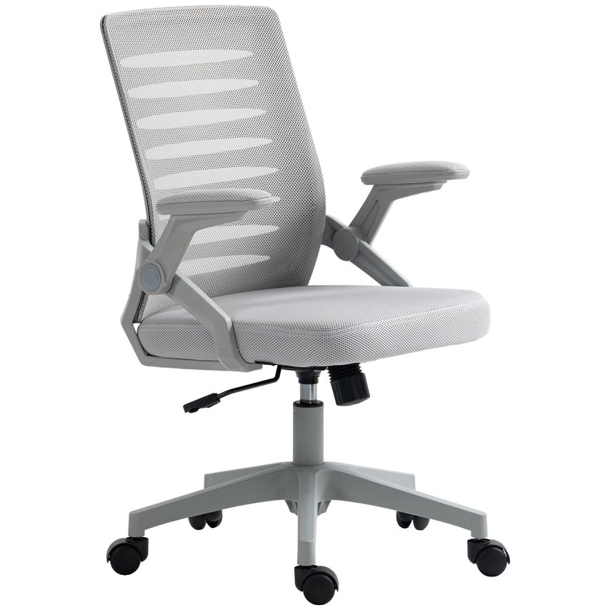 Vinsetto Mesh Office Chair Swivel Task Computer Chair for Home with Lumbar Suppo